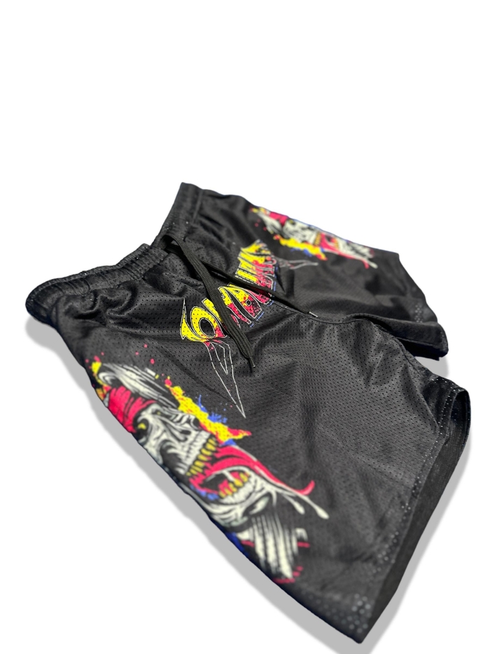 Mesh Shorts Pink Logo