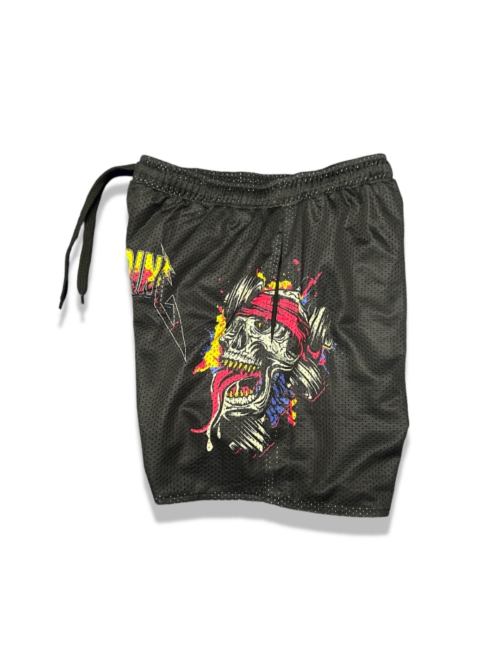Mesh Shorts Pink Logo