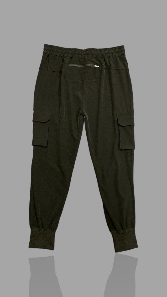 HIGH PERFORMANCE CARGO JOGGERS - BLACK - Image 2