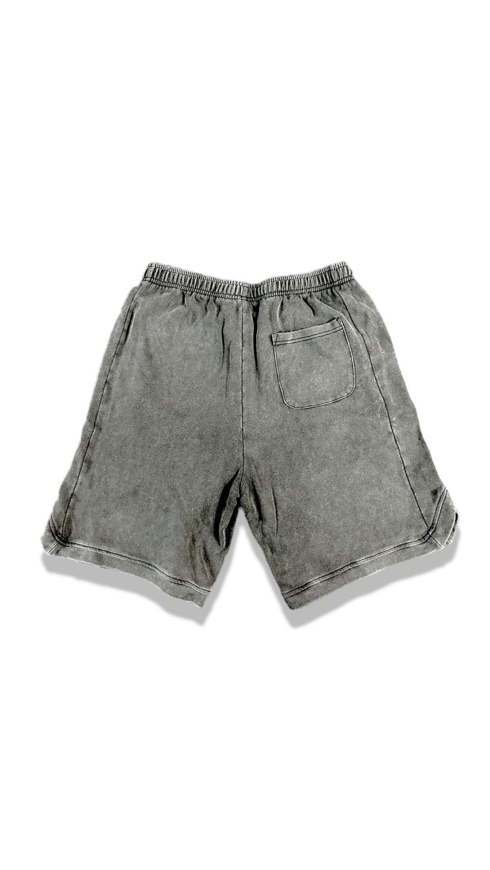 ACID WASH FRENCH TERRY SHORTS IC LOGO - Image 2