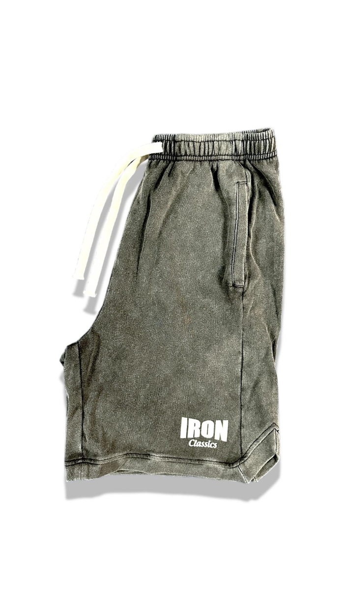 ACID WASH FRENCH TERRY SHORTS IC LOGO - Image 3